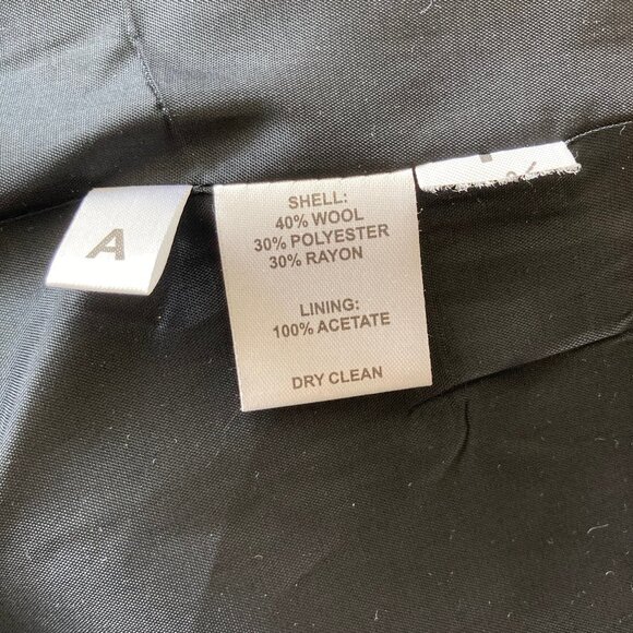 Ann Taylor LOFT Dark Gray Plaid Blazer - Size 4 - Picture 7 of 7